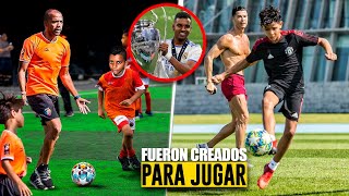 ¡9 GRANDES cracks que FUERON CREADOS POR SUS PADRES para jugar FÚTBOL🤯👀 [upl. by Crocker]