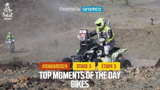 Bikes Top moments  Stage 3  Dakar2024 [upl. by Brawley987]