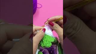 Te enseño como hacer los aumentos a crochet para la forma cuadrada del cuadrado de colores N° 73 [upl. by Hashimoto737]