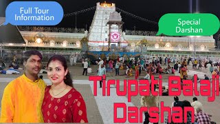 Tirupati Balaji Darshan  Full Detail Information  Vellore to Tirupati Glam Girl Susmita Dey [upl. by Penni]