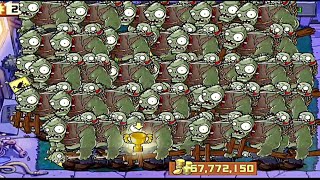 Backyard Full of Gargantuar  Plants vs Zombies  Mini Games iZombie  Completing 3 Level [upl. by Lynnea]