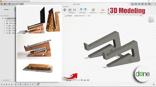 Desk Laptop Stand 3d Modeling  Done [upl. by Silvie]