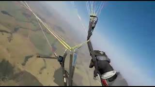 Paragliding CrashReserve parachute [upl. by Attenahs]