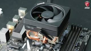 MSI® HOWTO install AMD AM4 CPU [upl. by Emarej323]