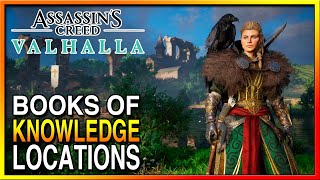 Assassins Creed Valhalla Books of Knowledge Locations in RYGJAFYLKE [upl. by Aisital246]