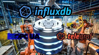 Telegraf OPC UA e InfluxDB [upl. by Bluh]