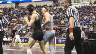 PIAA wrestling Andrew Wert Central Dauphin vs KJ Fenstermacher Northampton [upl. by Jennilee40]