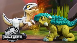 A Hatchlings Adventure  Jurassic World  Kids Action Show  Dinosaur Cartoons [upl. by Joline]