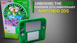 Unboxing The ULTRA RARE Pokémon Green Nintendo 2DS The COOLEST Nintendo 2DS EVER Made [upl. by Aicilegna]