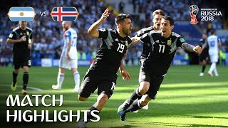 Argentina v Iceland  2018 FIFA World Cup  Match Highlights [upl. by Kcirtapnhoj]