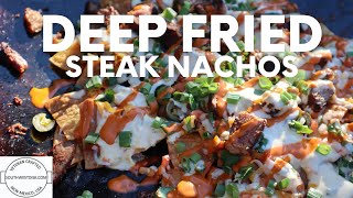 HOW TO MAKE DEEP FRIED STEAK NACHOS ON THE SOUTHWEST DISC [upl. by Willyt277]