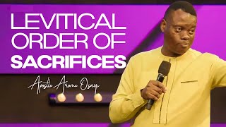 LEVITICAL ORDER OF SACRIFICES  APOSTLE AROME OSAYI  SCIENCE OF ALTARS PART 2 [upl. by Dupin]