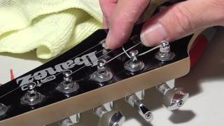 How To Restring an Electric Guitar for Beginners [upl. by Eded]