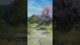 Blooming Ironwoods by Matt Smith pleinair arizona paintings [upl. by Euqinwahs744]