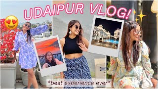 UDAIPUR VLOG 🙏🏻🧿✨BEST EXPERIENCE EVER Planning Packing amp more 😍🧳  Rashi Shrivastava [upl. by Iduj]