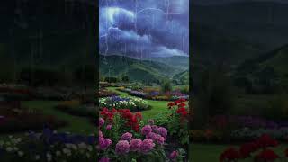 heavy rain and thunder sounds for sleeping rainsounds rainsoundsforsleeping shorts [upl. by Gnilrets632]