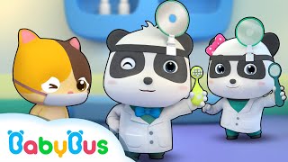 Panda Dentista  Canción Infantil  Oficios y Profesiones  BabyBus [upl. by Enyawd61]