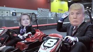 2016 Election Race  Trump vs Hillary Parody [upl. by Garett]