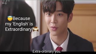 Because English is My Second Language  Funny English Speaking Scenes in Kdramas [upl. by Troth647]