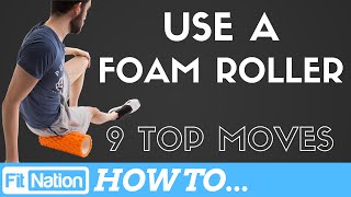 Foam Roller Exercises  Learn How To Foam Roll  Full Body Foam Roller Workout [upl. by Eednac]