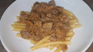 RICETTA TIPICA napoletana rivisitata ZITI ALLA GENOVESE DI TONNO  Pasta alla genovese FoodVlogger [upl. by Knight568]