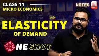 ELASTICITY OF DEMAND class 11 ONE SHOT  Micro economics Chapter 4  GAURAV JAIN [upl. by Sirroned710]