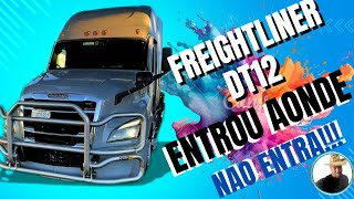 FREIGHTLINER DT12 ENTROU AONDE NÃO ENTRA [upl. by Aimil]