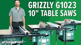 Grizzly G1023 Series 10quot Table Saws Which One is Best for You [upl. by Nivrek]