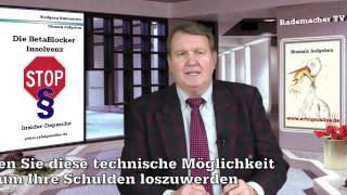 Insolvenzverfahren blockieren [upl. by Yellah]