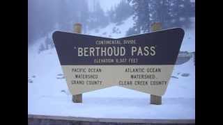 Inside the Berthoud Pass Warming Hut Colorado  3446 metres 11307 feet [upl. by Zahavi789]