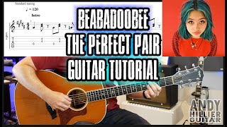 How to play beabadoobee The Perfect Pair Guitar Tutorial Lesson [upl. by Naej767]