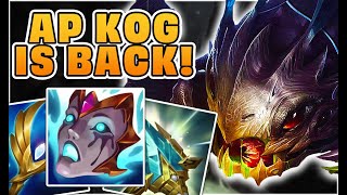 AP KogMaw Mid Lane is Back  OffMeta Full AP Build  League of Legends [upl. by Maillliw17]