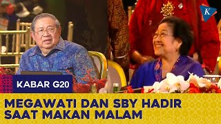 Ekspresi Megawati hingga SBY Duduk Semeja Saat Makan Malam G20 [upl. by Assenar]