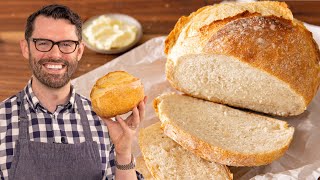 Easy Artisan Bread Recipe  No Kneading [upl. by Odlanyer361]