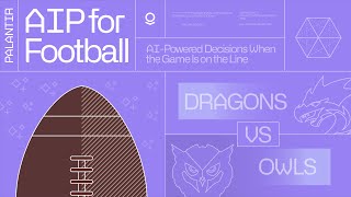 On the Field with Palantir AIP Football Demo [upl. by Marc]