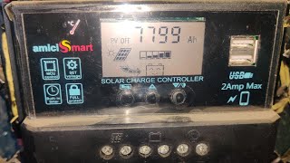 Amicismart  Solar Charge Controller 50A Review After 5 months of use  Livfast 180w Solar Panel [upl. by Hsemin]