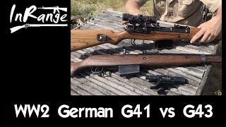 WW2 German SemiAutomatic Rifles The G41 vs the G43 [upl. by Lole]