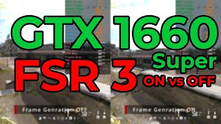 FSR 3 ON vs OFF GTX 1660 Super Warzone 3 [upl. by Alberto]