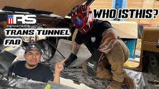 ROADSTER SHOP TRANSMISSION TUNNEL FAB FOR SPEC CHASSIS WMURILLO FAB WORKS [upl. by Enajaras76]