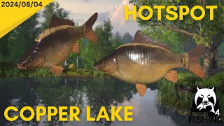 SUPER Active Hotspot Copper Lake Russian Fishing 4 [upl. by Inhoj484]