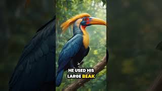 The Heroic Hornbill 🦅 Indian Story shorts [upl. by Odraude]