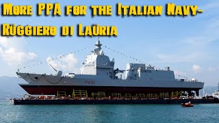 Ruggiero di Lauria launched  more PPA for the Italian Navy [upl. by Skiba]