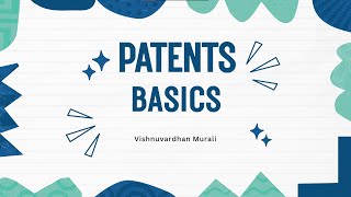 PATENTS BASICS [upl. by Nile]