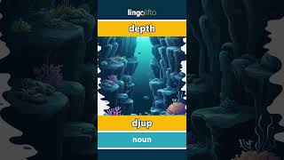 🇬🇧🇸🇪 depth  djup  vocabulary builder  learn English  låt oss lära oss engelska [upl. by Ciapha73]