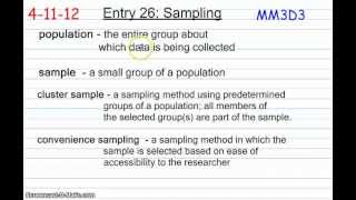 Sampling Methods for Surveys [upl. by Reinhard]