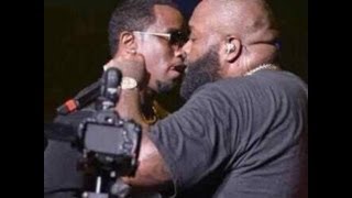 Rick Ross Kissing P DIDDY PASSIONATELY [upl. by Shelah249]