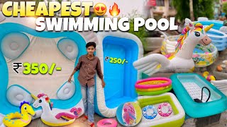 सबसे सस्ते Swimming Pool  Cheapest Swimming Pools in Delhi  Portable Swimming Pool Market In Delhi [upl. by Brittan]