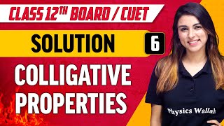 Solutions 06  Colligative Properties  Class 12thCUET [upl. by Stan]