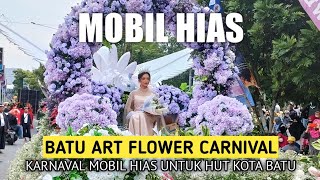 Batu Art Flower Carnival I Parade Mobil Hias di Kota Batu [upl. by Rillings]