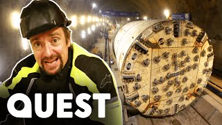 How Does A Mega Tunnel Under The Alps Get Built  Richard Hammond’s Big [upl. by Arvie]